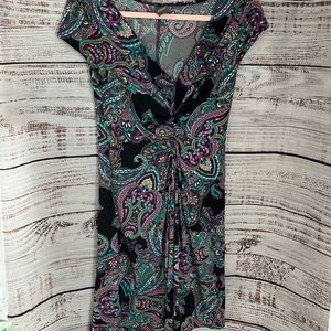 Paisley Print Dress